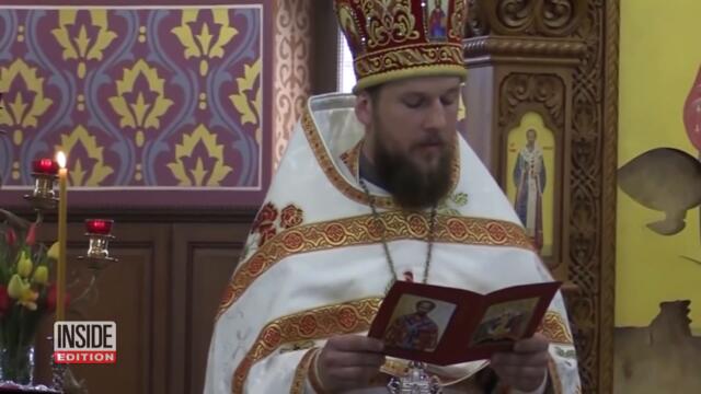 Ukrainian Soldiers and Citizens Risk Russian Shelling to Worship