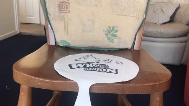 Whoopee Cushion Wooden Chair