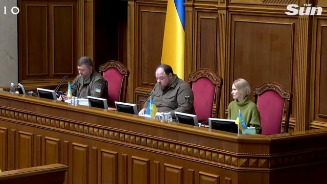 Boris Johnson gets standing ovation hailing Ukrainians ‘masters of their fate’