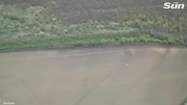 Ukrainian fighters destroy several Russian tanks