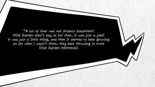 Why Olive Garden is in the Sonic Movies So Much