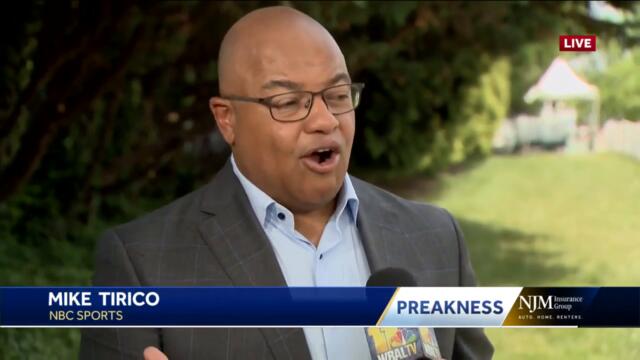 Mike Tirico talks Preakness, Ravens