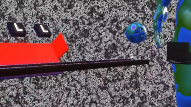 the bowling alley screen when you get a gutter ball