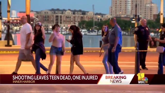 1 teen dead, another injured in Inner Harbor shooting