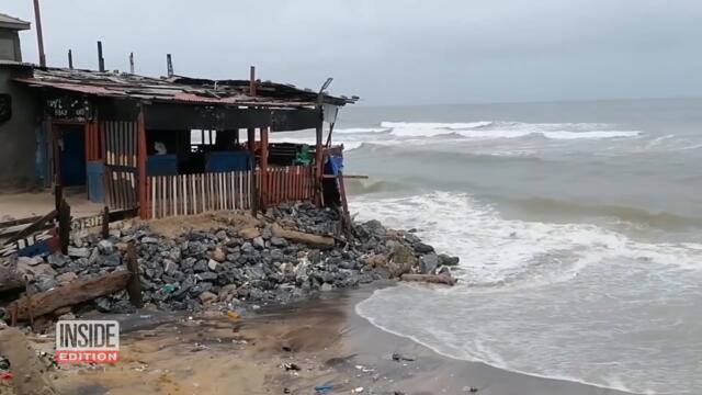 Once-Beautiful Beach Being ‘Eaten’ by the Sea