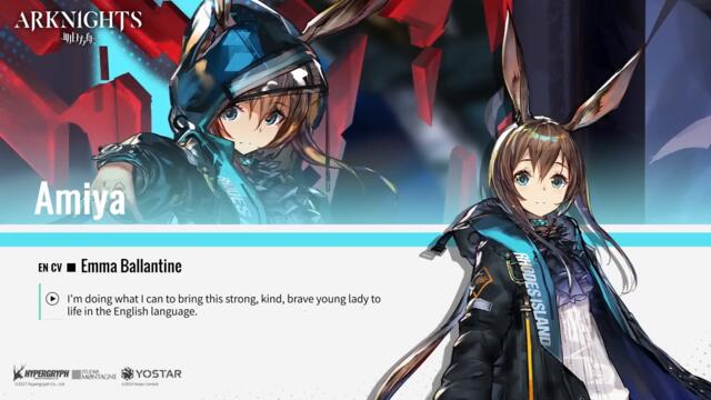 Arknights English Voices Teaser - EN CV Greetings