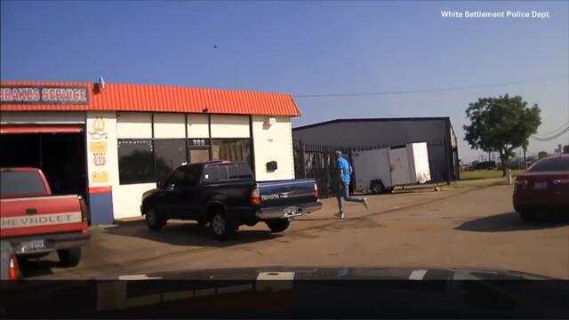 Good Samaritan Gives Cop a Ride During Pursuit of Suspect