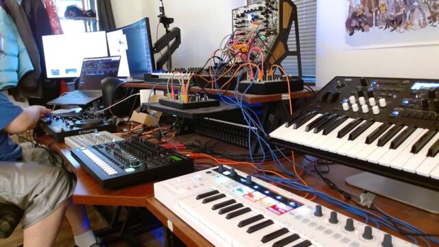 Go Down Deh D&B remix/cover on TR-8S, BassStation II, Mutable Rings, 0-Coast, Model:Cycles, more