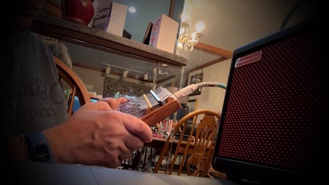 Lotus Karimba with Effects from Spark Mini Amp/ Video Recorded in the App & Audio in Logic Pro X