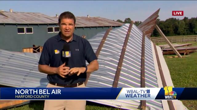 Damage across Harford County following storms