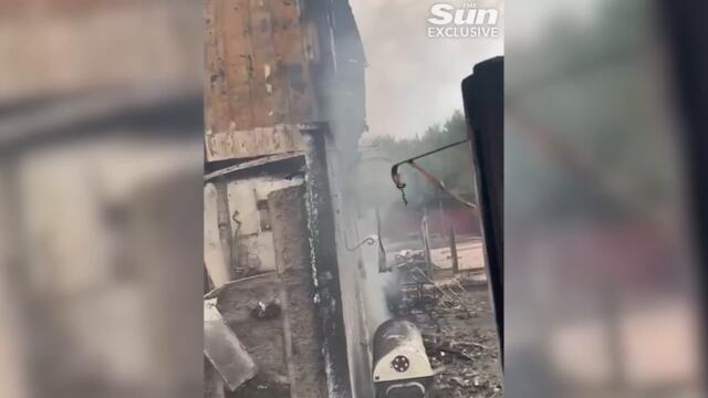 Kent homes gutted by fire & left ‘like a warzone’ amid UK heatwave