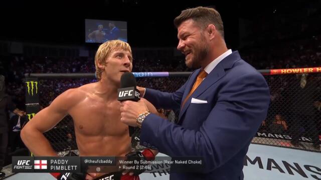 Paddy Pimblett Octagon Interview | UFC London