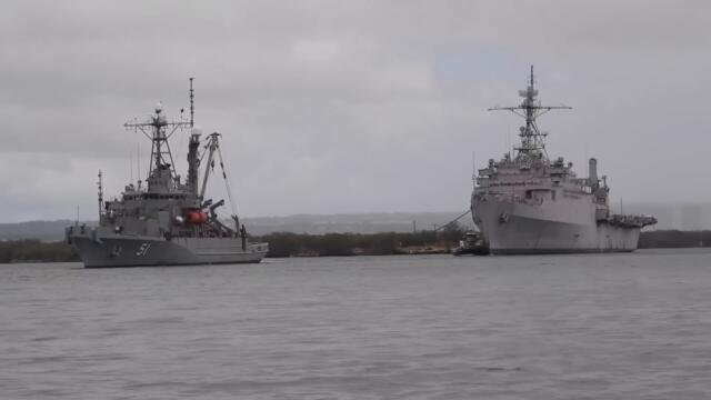 Navy Ship Bombed and Sunk Off Hawaii on Purpose