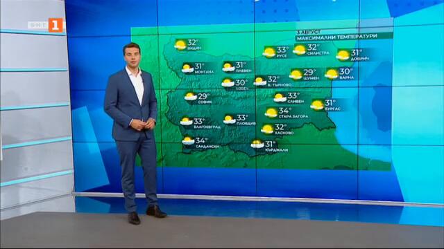 Слънчево време в сряда - Времето по БНТ