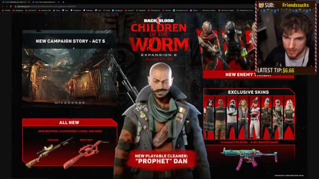 Act 5 is *LOADED* with NEW THINGS 🩸 Children of the WORM Back 4 Blood DLC 2 Update