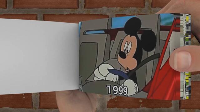 Evolution of Mickey Mouse - Flipbook Animation
