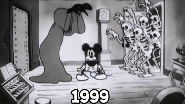 Evolution of Mickey Mouse