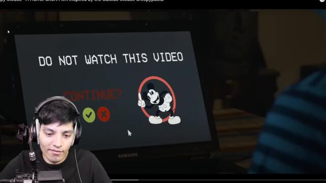 BUGS BUNNY & MICKEY MOUSE SHORT HORROR FILM (Bad Bunny & Creepy Mouse)