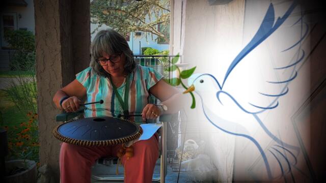 Tongue Drum Peace Song! TABS AT END OF VIDEO #smallwhitedoveofpeace  Play song on any Tongue Drum