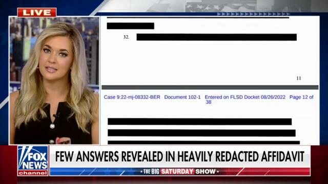 Trump mocks DOJ's heavily redacted Mar-a-Lago search affidavit