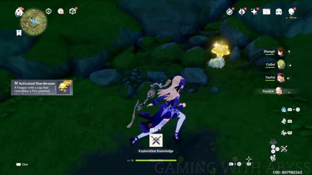 Genshin Impact Best Location for Starshrooms (Activated, Scorched, & Vibrant)