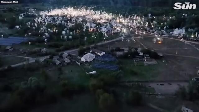 Russian shells rain down on recently liberated village of Ozerne in Donetsk