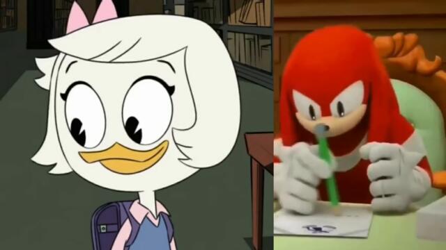 Knuckles rates Disneytoon crushes