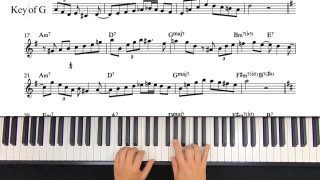 Bebop Lines You Should Know No.22 (Kenny Barron) Jazz Improv Tutorial