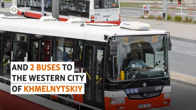 Prague Donates Old Trams And Buses To War-Torn Ukrainian Cities