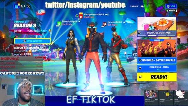 fortnite chats be like...cantgetbooednewz and his untoxic ways 😂😂