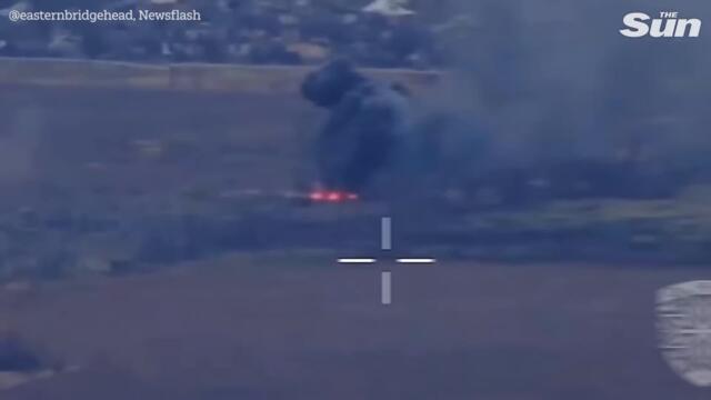 Ukrainian Forces destroy Russian military equipment and positions on the front lines