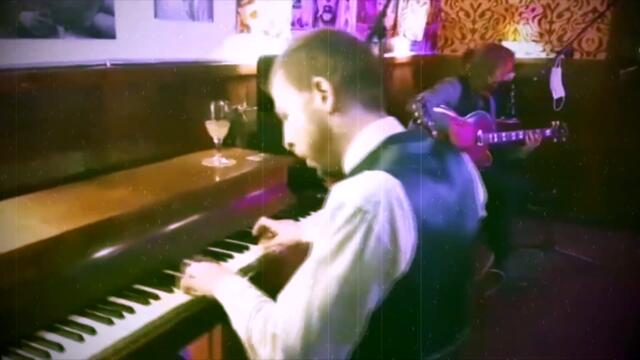 Piano and guitar live jazz swing set | Vladimir Uspenskii, Mikha Violin | Barbarusos | Barcelona