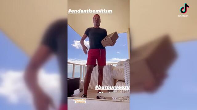 Kanye West Fans Are Burning Their Yeezys