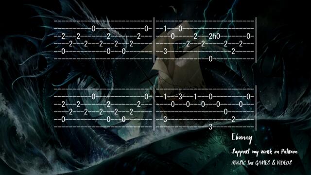 Sea Shanty - Spanish Ladies [Full Acoustic Guitar Tab by Ebunny] Fingerstyle How to Play