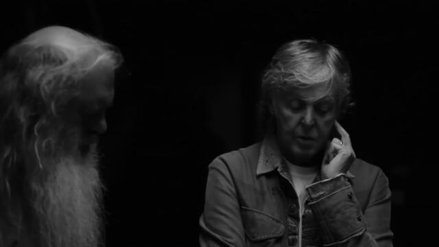 Paul McCartney and Rick Rubin listen to Smash Mouth All Star stems