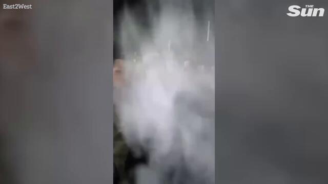 Mutinying Russian conscripts surround general and shout 'Shame on you'