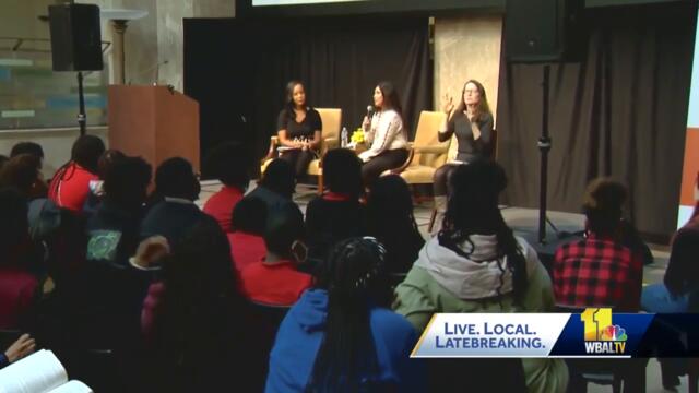 Middle school students get new book through One Book Baltimore