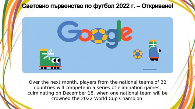Световно първенство 2022 г. - Световно първенство по футбол 2022 г. – Oткриване!