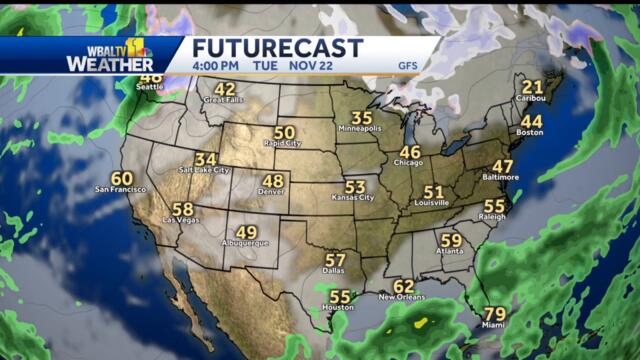 Weather Talk: Thanksgiving travel weather forecast