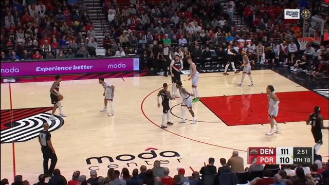Nuggets at Trail Blazers 😱 WILD ENDING In Portland! - UNCUT