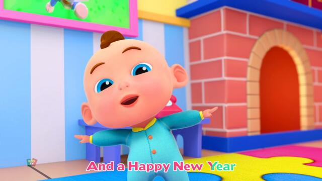 Желаем ви Весела Коледа Коледна песен и анимационен филм за деца На английски