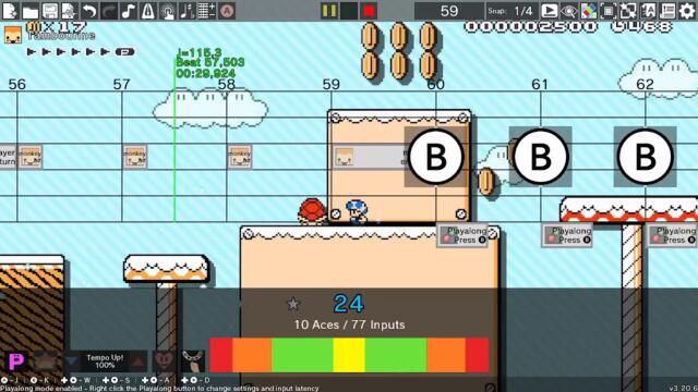 SMB3 Snow Theme (SMM2) - Custom Remix, Rhythm Heaven Megamix.