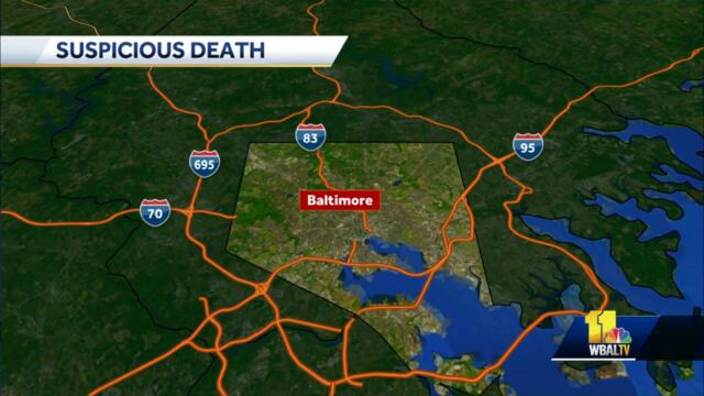 Baltimore police investigate discovery of man's body on Falls Road