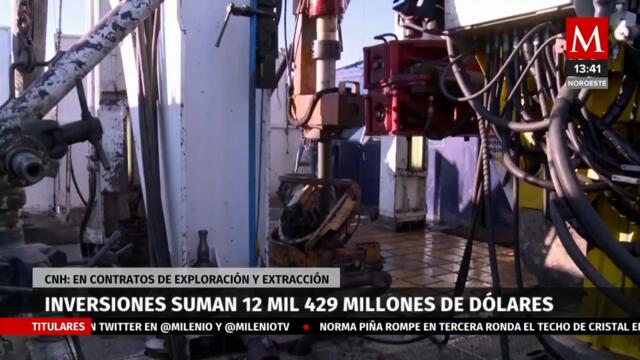 Inversiones en contratos de exploración y extracción suman 12 mil 429 mdd: CNH