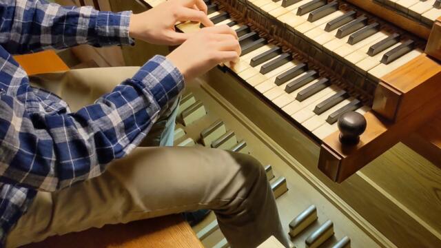 BWV 662 (essai) à l'orgue Guilbault-Thérien de l'ancien Grand Séminaire de Montréal