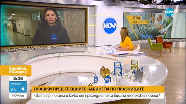 Опашки пред спешните кабинети по празниците - Здравей, България (03.01.2023)