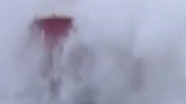 Footage of a tsunami in the ocean. Mother Nature Angry Unbelievable disasters caught on camera