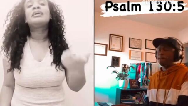 "Count On Him" (Count On Me Whitney Houston) With @christinemariesings7257