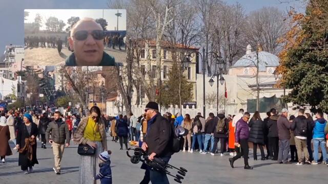 очередь в собор Святой Софии на рождество