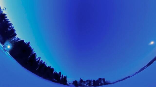 🌛Лунный рассвет на зимней Ладоге. Полнолуние январь 2023 ( Starlapse Insta 360 X3 )